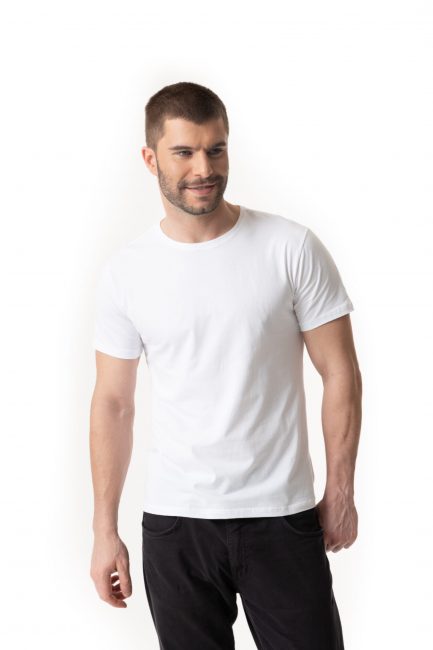 Camiseta Minimal Branca - Gola O